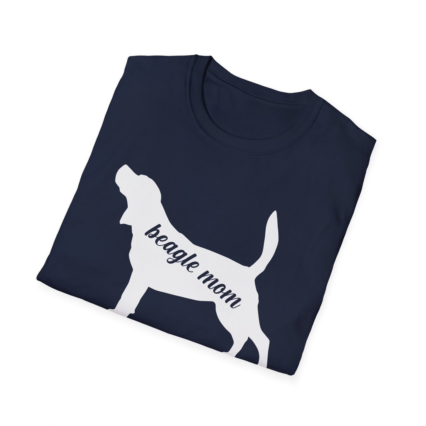 Beagle Mom T-Shirt Dog Silhouette