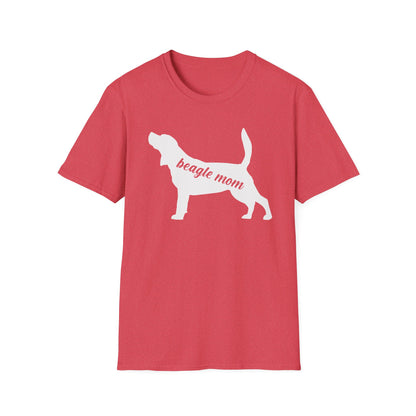 Beagle Mom T-Shirt Dog Silhouette