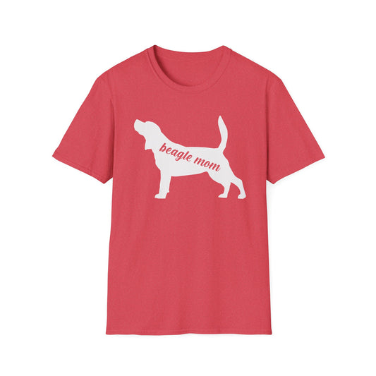 Beagle Mom T-Shirt Dog Silhouette