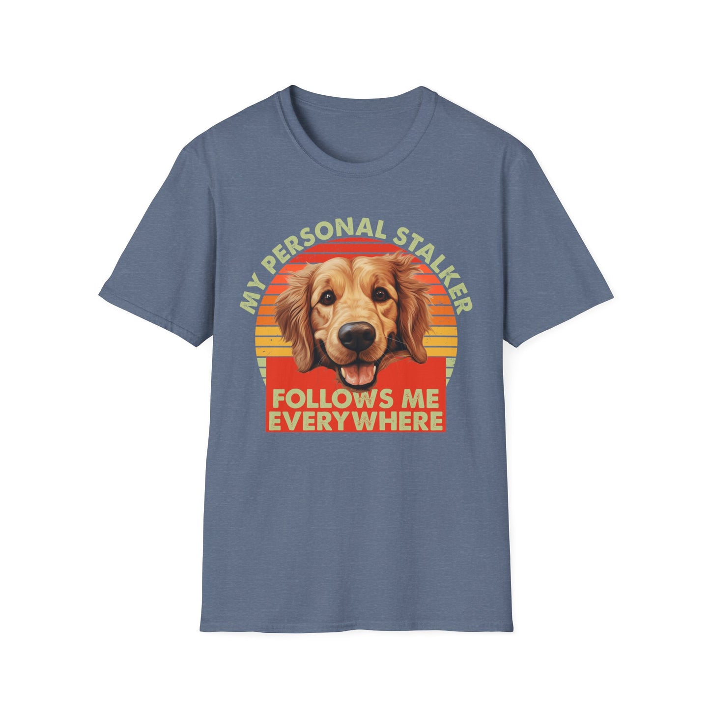 Funny Golden Retriever T-Shirt - Unisex Softstyle