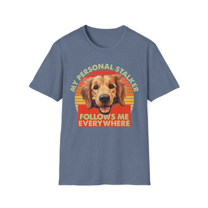 Funny Golden Retriever T-Shirt - Unisex Softstyle