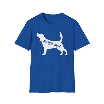 Beagle Dad T-Shirt Dog Silhouette