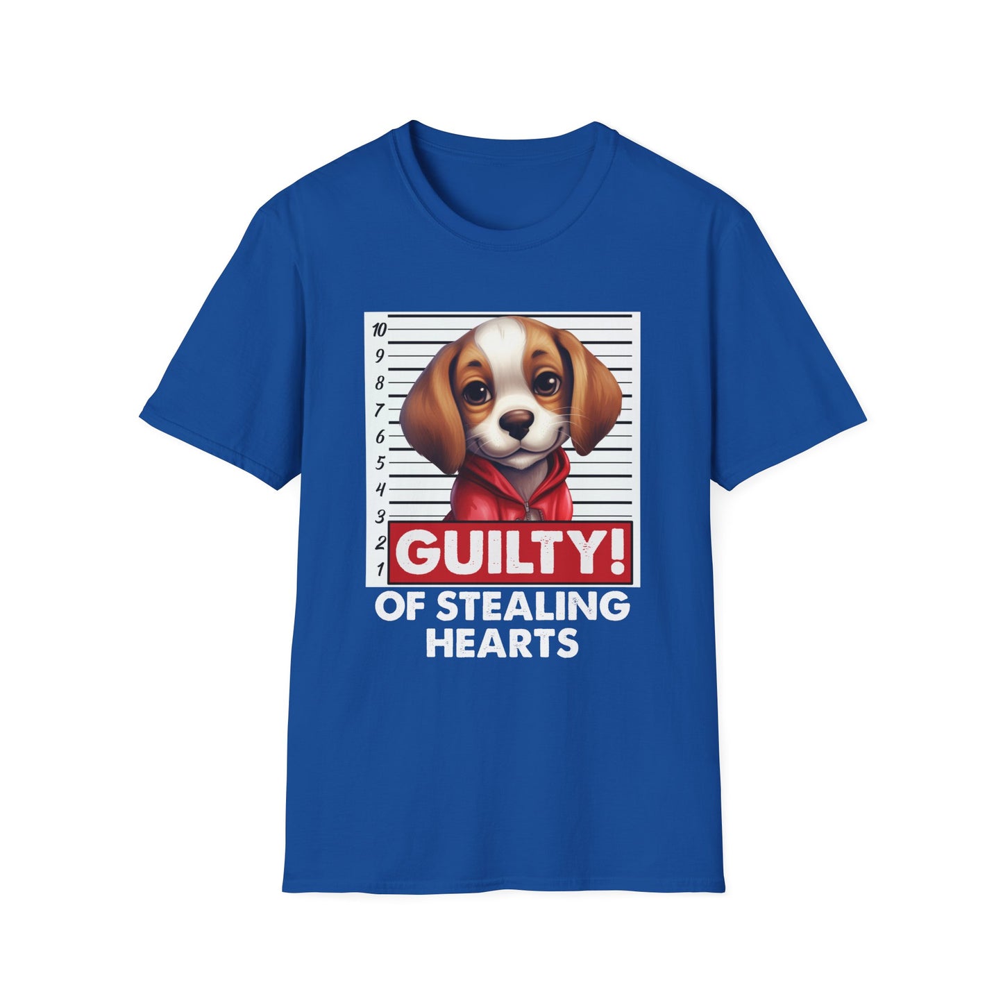 Beagle Dog Guilty of Stealing Hearts Mugshot T-Shirt
