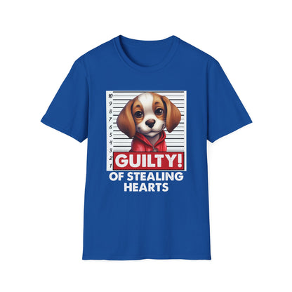 Beagle Dog Guilty of Stealing Hearts Mugshot T-Shirt