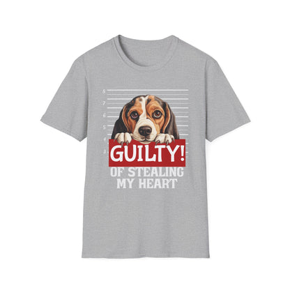 Guilty of Stealing My Heart Beagle Love T-Shirt