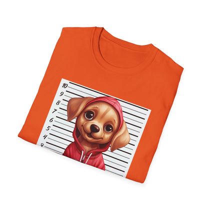Funny Labrador Retriever T-Shirt - Mugshot Guilty of Stealing Hearts
