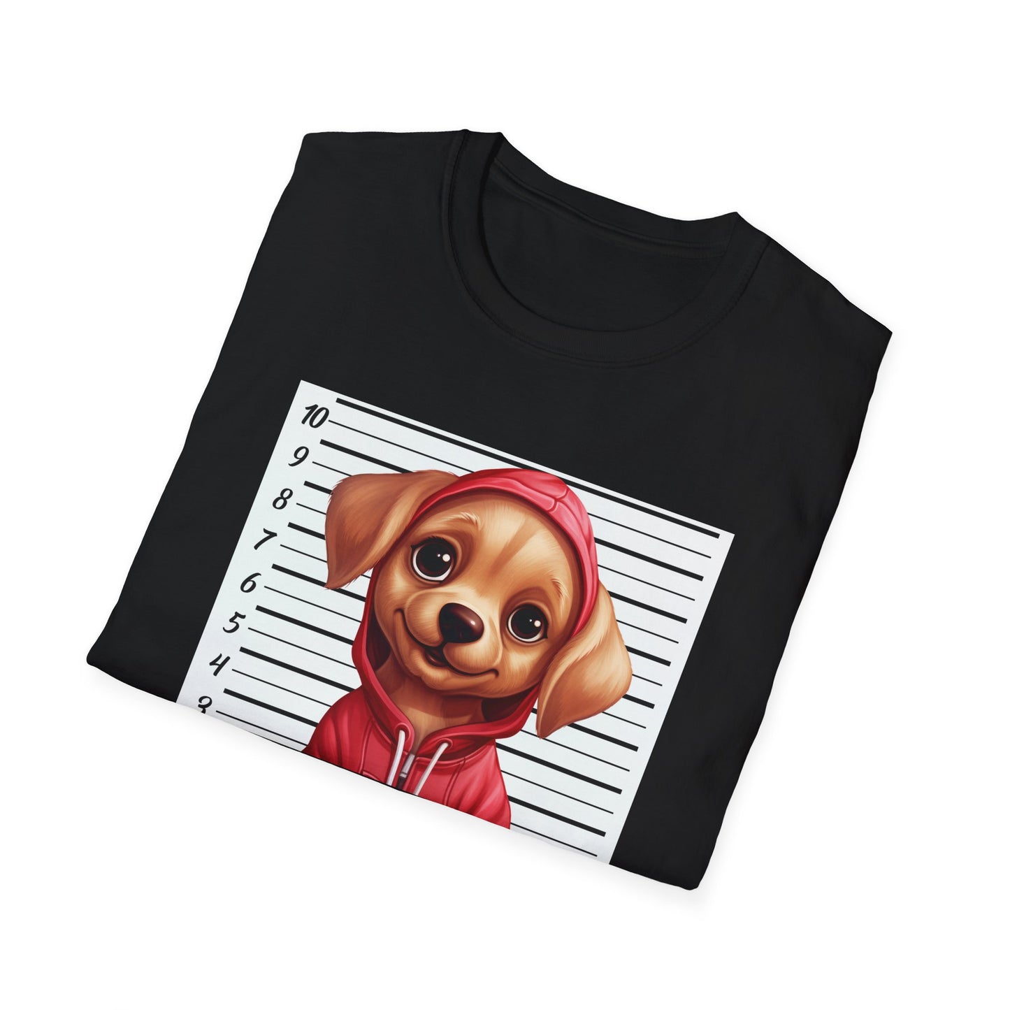 Funny Labrador Retriever T-Shirt - Mugshot Guilty of Stealing Hearts