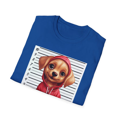 Funny Labrador Retriever T-Shirt - Mugshot Guilty of Stealing Hearts