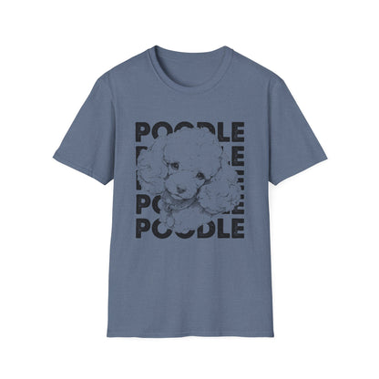 Poodle T-Shirt for Poodle Lovers and Owners - Unisex Softstyle