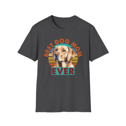 Labrador Retriever T-Shirt - Best Dog Mom Ever - Unisex