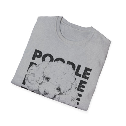 Poodle T-Shirt for Poodle Lovers and Owners - Unisex Softstyle