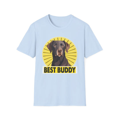 Labrador Retriever Dog T-Shirt Best Buddy