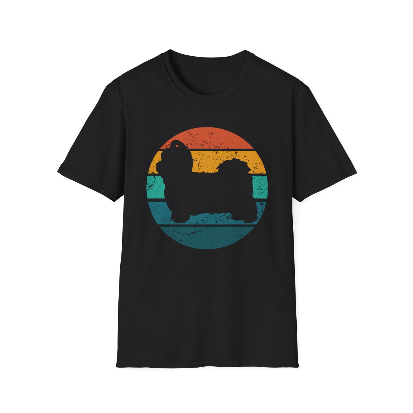 Shih Tzu T-Shirt Vintage Sunset Design