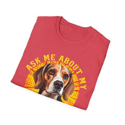 Ask Me About My Beagle Unisex T-Shirt