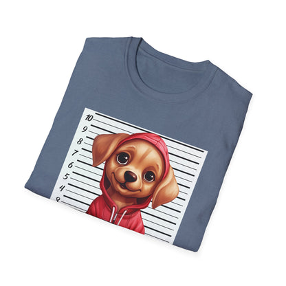 Funny Labrador Retriever T-Shirt - Mugshot Guilty of Stealing Hearts