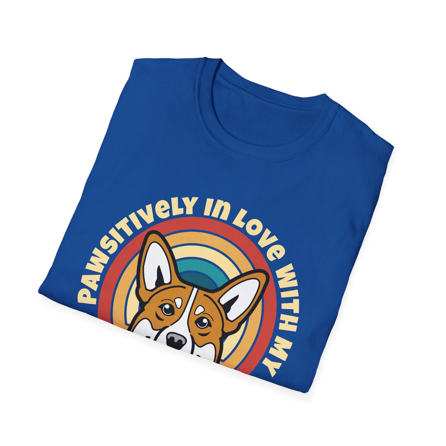 Corgi T-Shirt - Pawsitively In Love