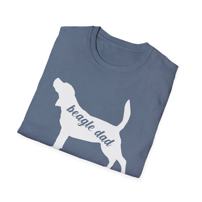 Beagle Dad T-Shirt Dog Silhouette