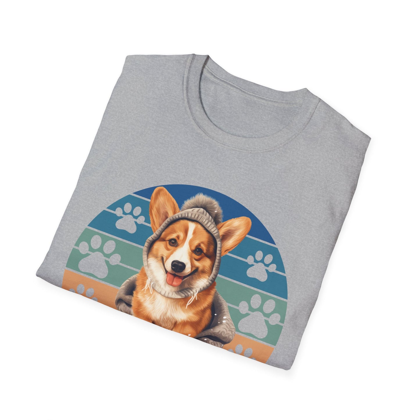 Corgi Retro Vibe T-Shirt - A Very Good Dog