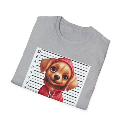 Funny Labrador Retriever T-Shirt - Mugshot Guilty of Stealing Hearts