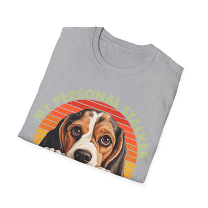 Beagle My Personal Stalker Follows Me Everywhere T-Shirt