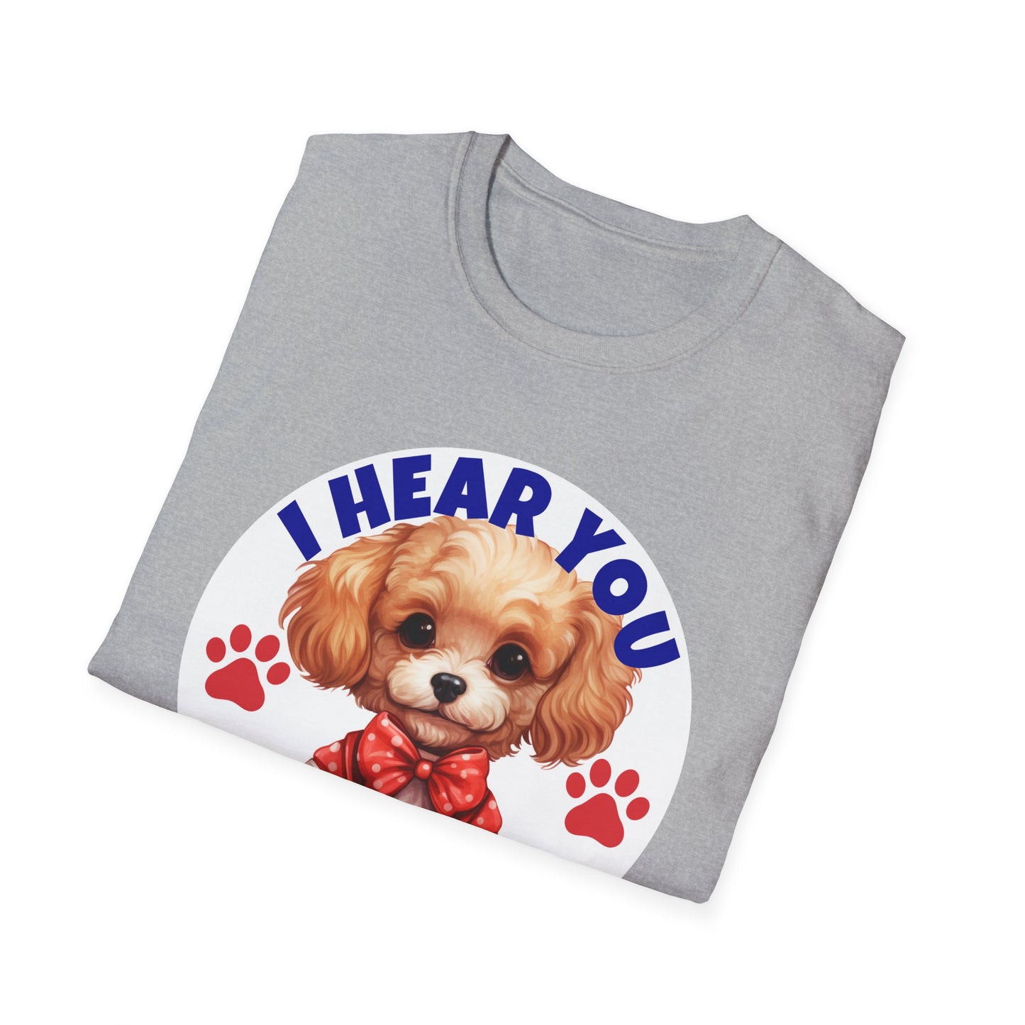 Funny Poodle T-Shirt - I Hear You But I'm Not Listening