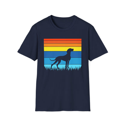 Vizsla Vintage Vibe T-Shirt - Vizsla Dog Breed Retro Design
