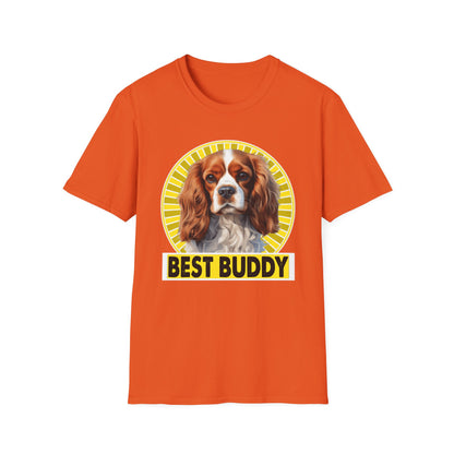 Orange Cavalier King Charles Spaniel CKCS T-Shirt for women men adults humans