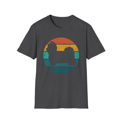 Shih Tzu T-Shirt Vintage Sunset Design