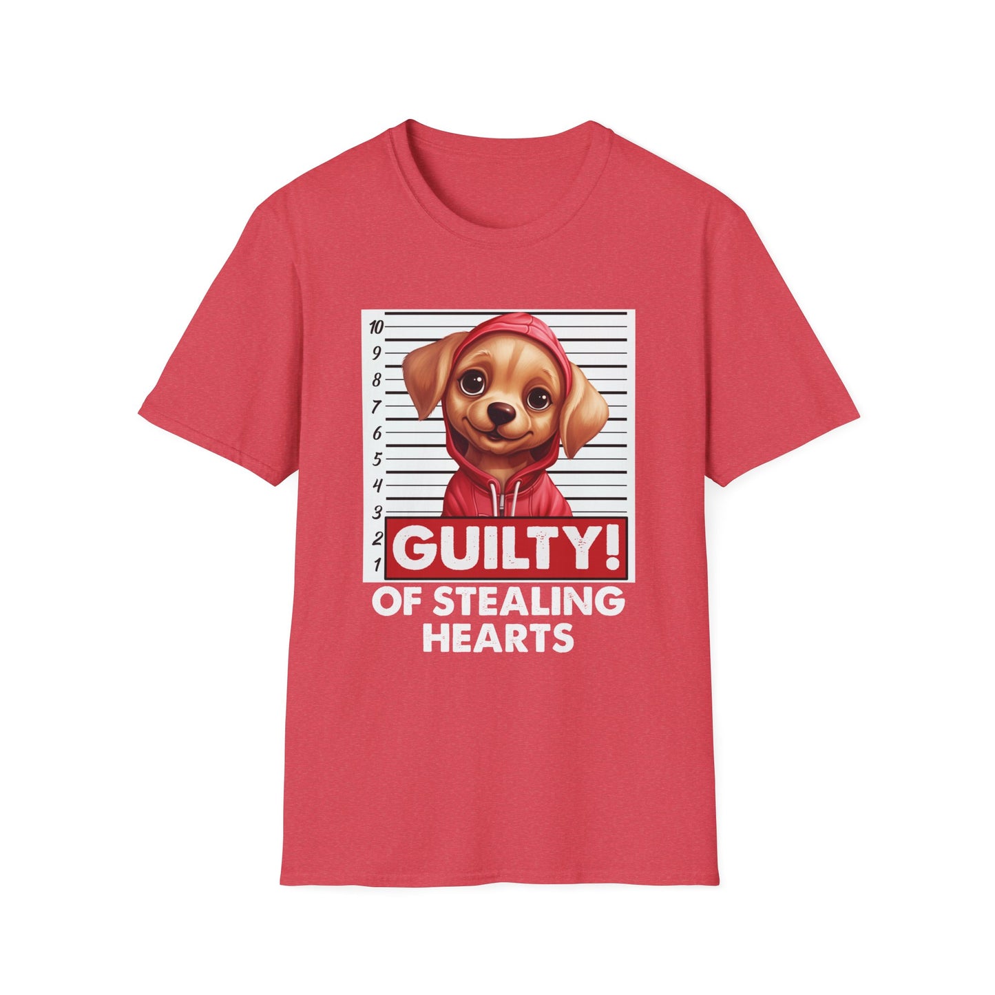 Funny Labrador Retriever T-Shirt - Mugshot Guilty of Stealing Hearts