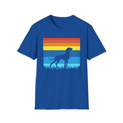 Vizsla Vintage Vibe T-Shirt - Vizsla Dog Breed Retro Design