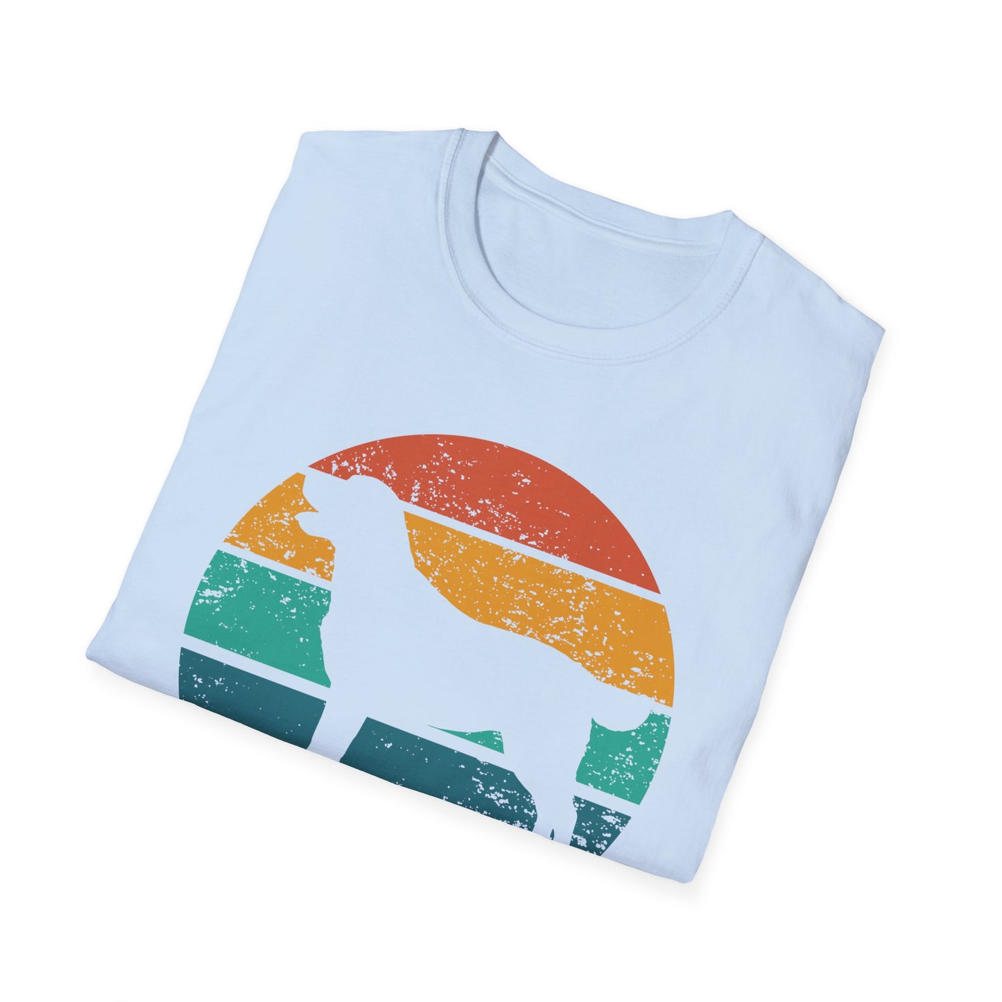 Labrador Retriever Retro Sunset T-shirt for Dog Mom