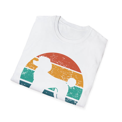 Poodle Retro Sunset T-Shirt for Dog Moms and Dads