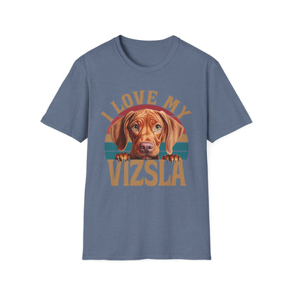 Vizsla Lover T-Shirt Retro Design