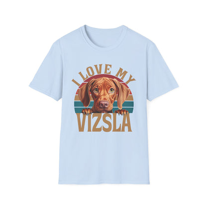 Vizsla Lover T-Shirt Retro Design