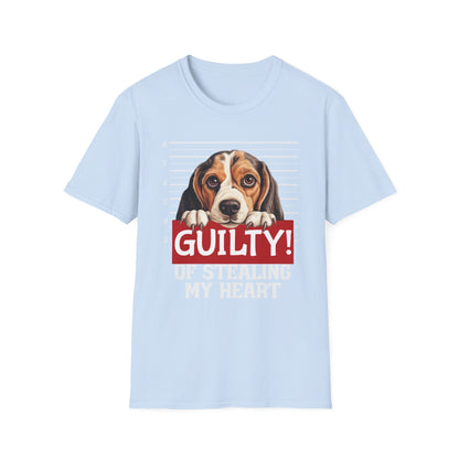 Guilty of Stealing My Heart Beagle Love T-Shirt
