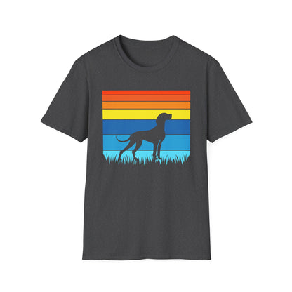 Vizsla Vintage Vibe T-Shirt - Vizsla Dog Breed Retro Design
