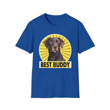 Labrador Retriever Dog T-Shirt Best Buddy