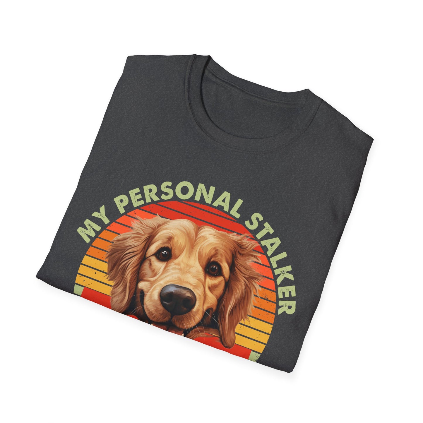 Funny Golden Retriever T-Shirt - Unisex Softstyle