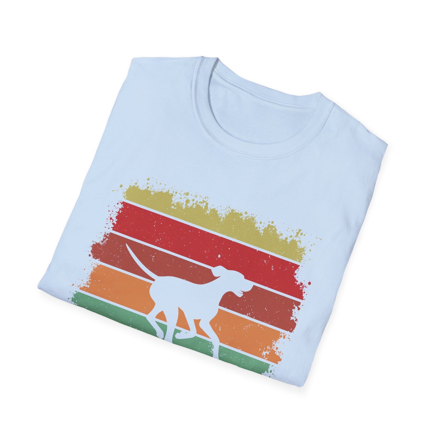 Vintage Vibe Vizsla T-Shirt - Jumping Vizsla Dog Breed Retro Design