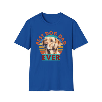 Labrador Retriever T-Shirt - Best Dog Dad Ever - Unisex
