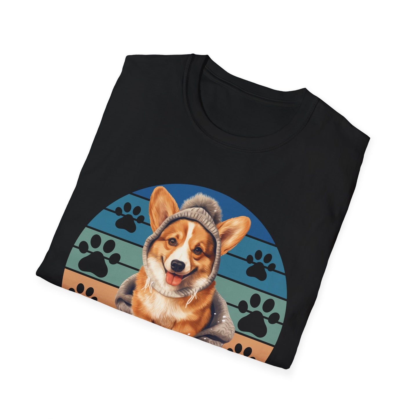 Corgi Retro Vibe T-Shirt - A Very Good Dog