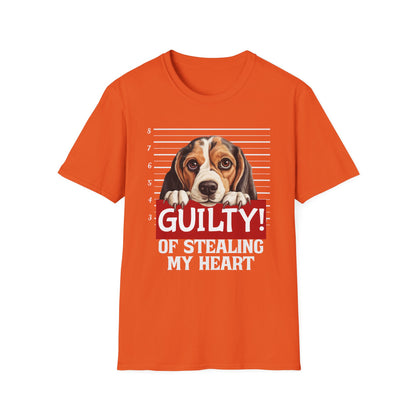 Guilty of Stealing My Heart Beagle Love T-Shirt