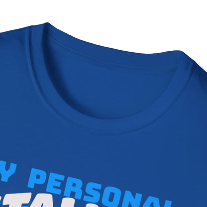 Funny Labrador Retriever T-Shirt - My Personal Stalker Follows Me Everywhere
