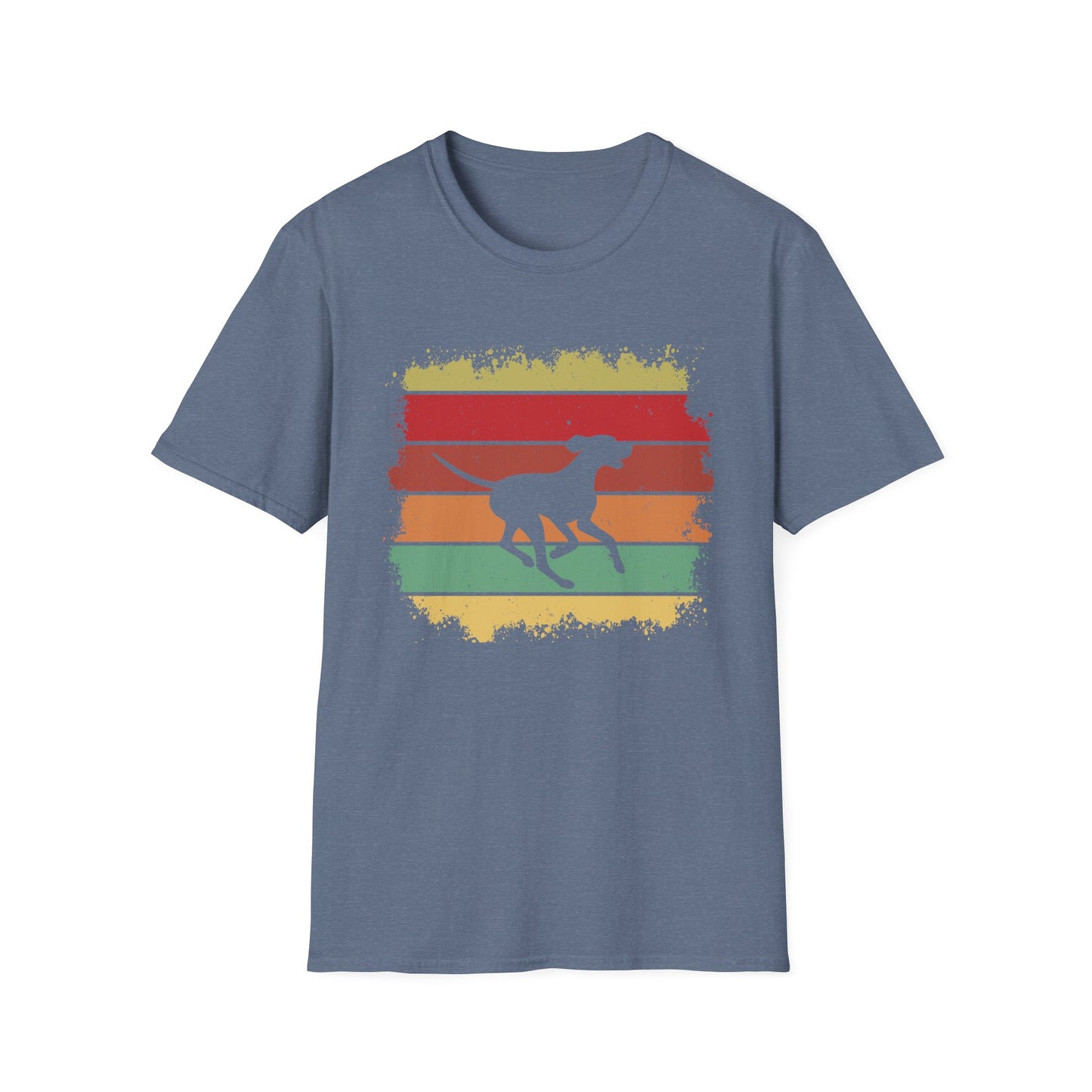 Vintage Vibe Vizsla T-Shirt - Jumping Vizsla Dog Breed Retro Design