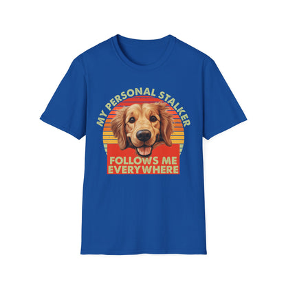 Funny Golden Retriever T-Shirt - Unisex Softstyle