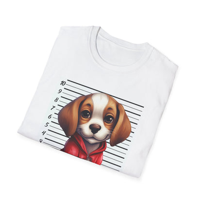 Beagle Dog Guilty of Stealing Hearts Mugshot T-Shirt