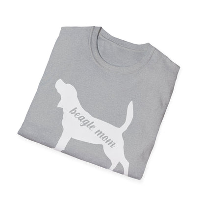 Beagle Mom T-Shirt Dog Silhouette