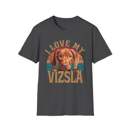 Vizsla Lover T-Shirt Retro Design