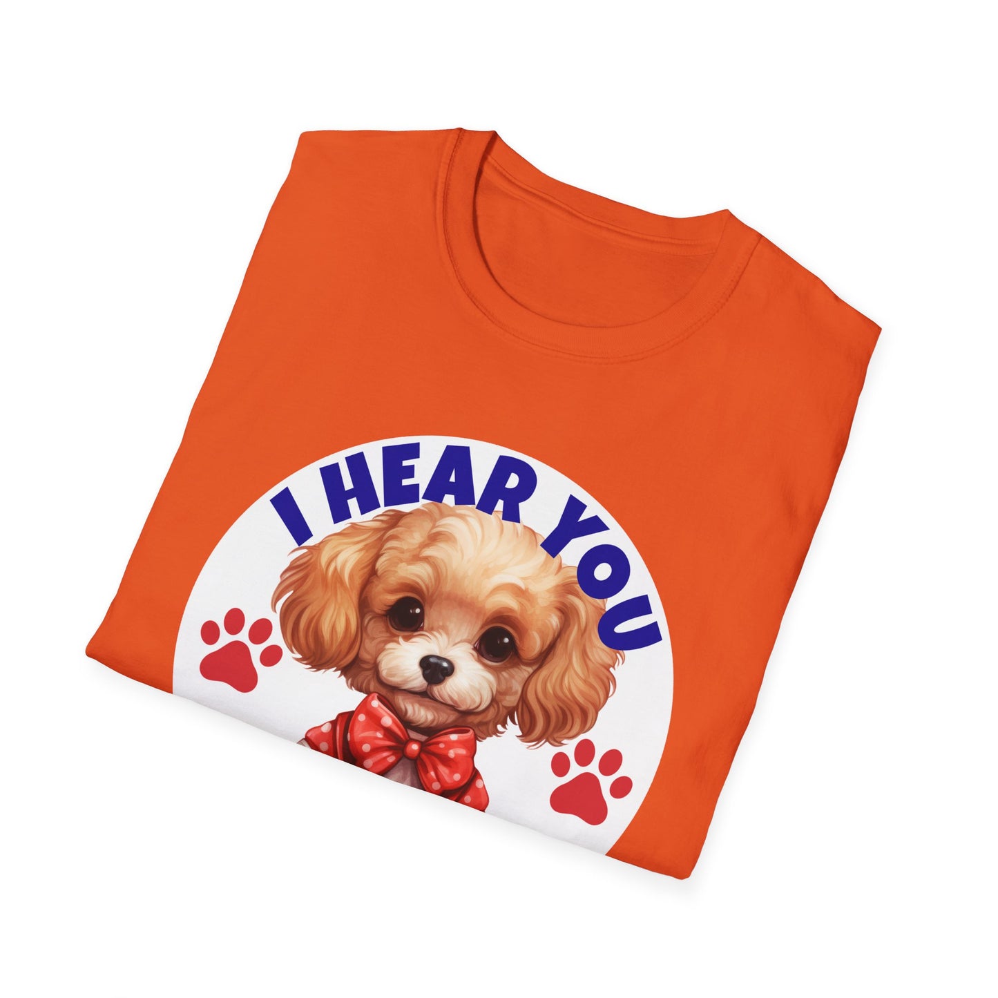 Funny Poodle T-Shirt - I Hear You But I'm Not Listening