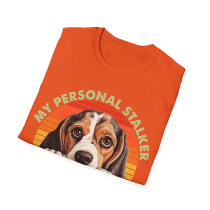 Beagle My Personal Stalker Follows Me Everywhere T-Shirt